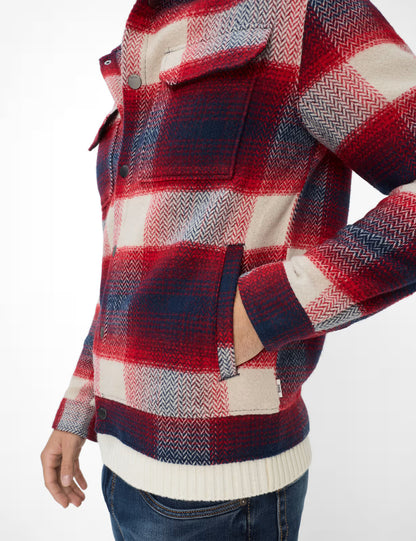 Flannel: Overshirt in Polyester Blend