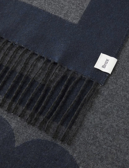 Logo印字流蘇圍巾