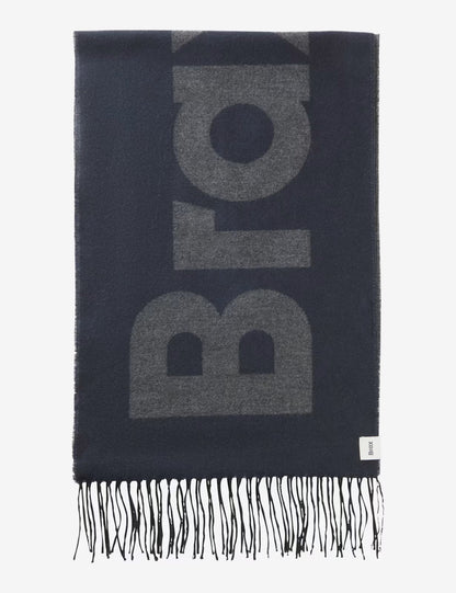 Logo印字流蘇圍巾