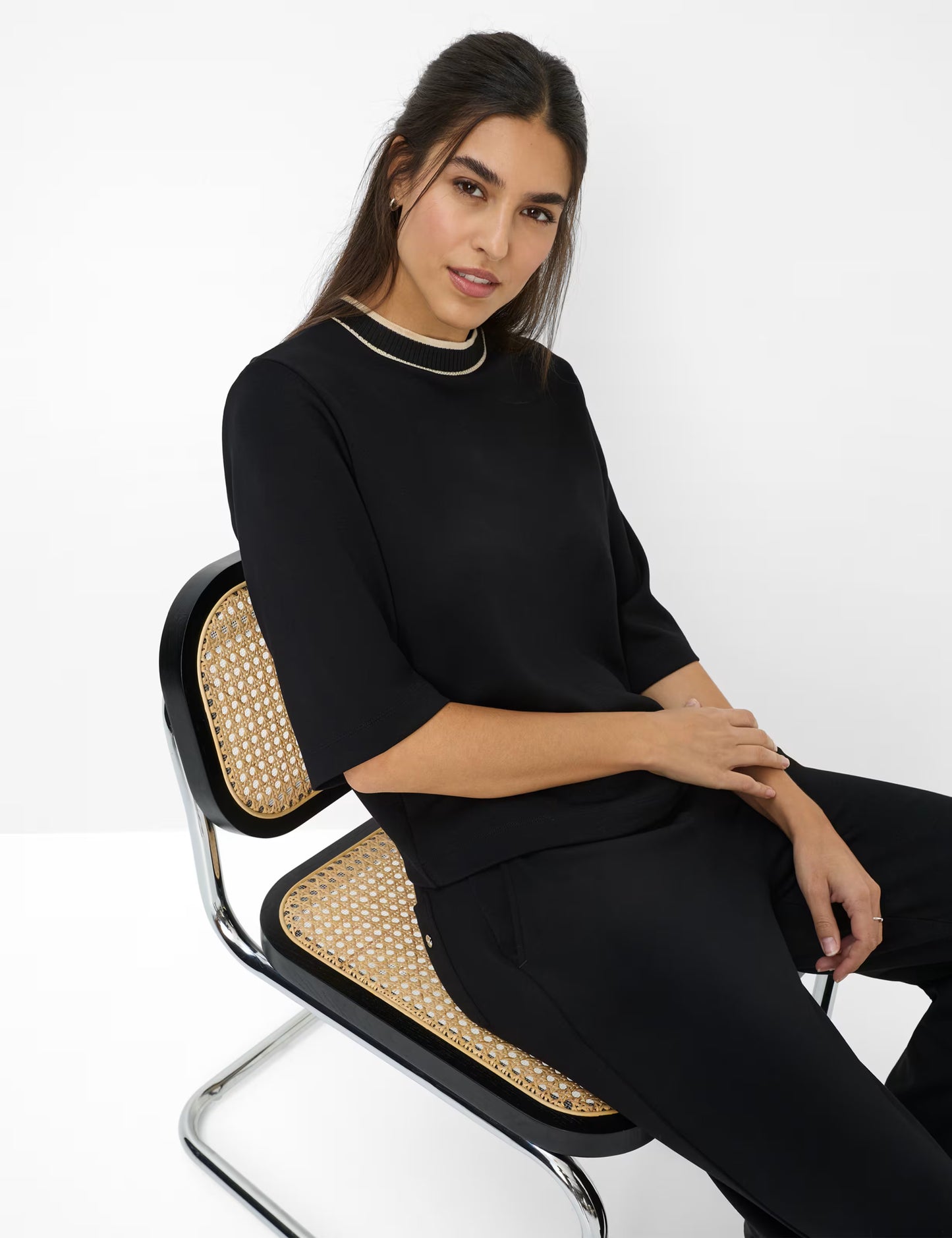 Jersey: Sweatshirt in Viscose Blend
