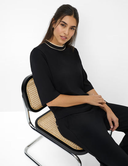 Jersey: Sweatshirt in Viscose Blend