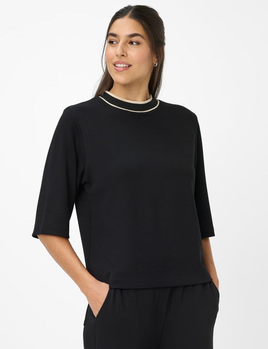 Jersey: Sweatshirt in Viscose Blend