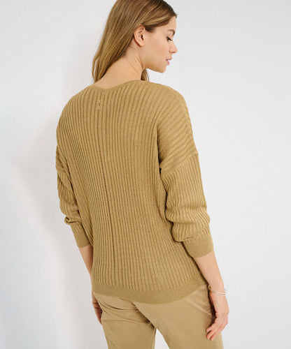 Knit Pullover with Lurex Details