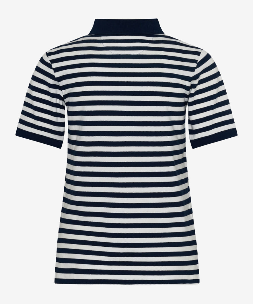 Polo Shirt with Fresh Striped Look