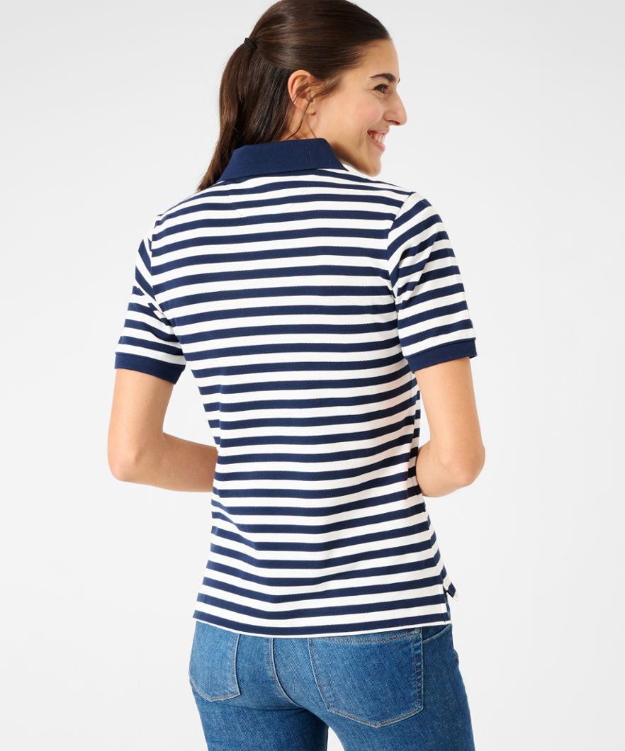 Polo Shirt with Fresh Striped Look