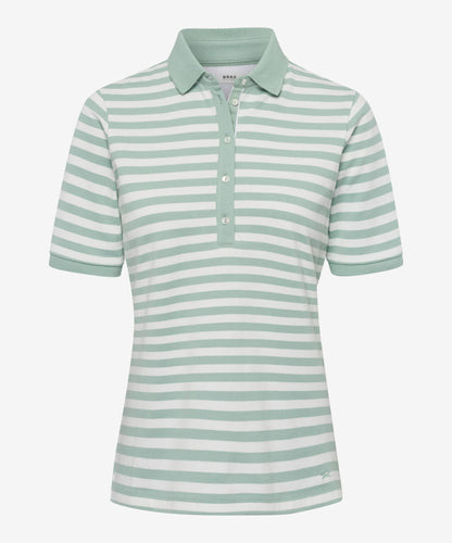 Polo Shirt with Fresh Striped Look