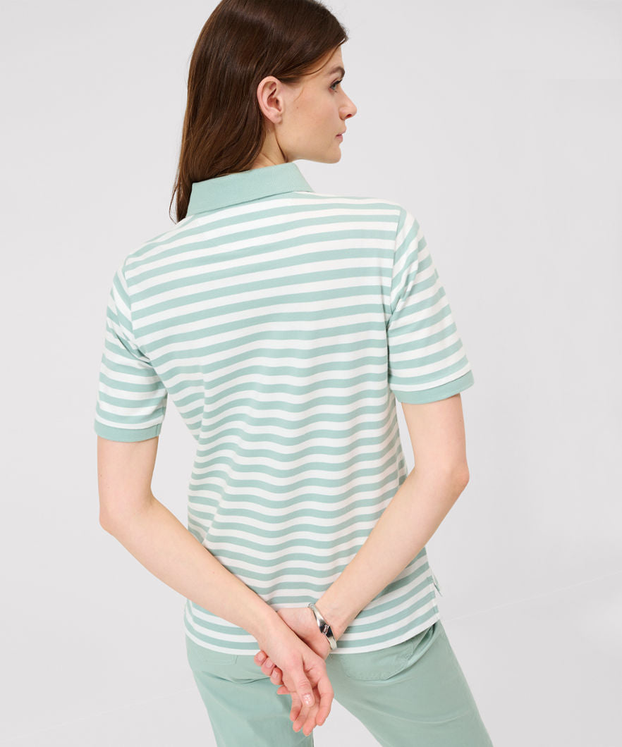 Polo Shirt with Fresh Striped Look