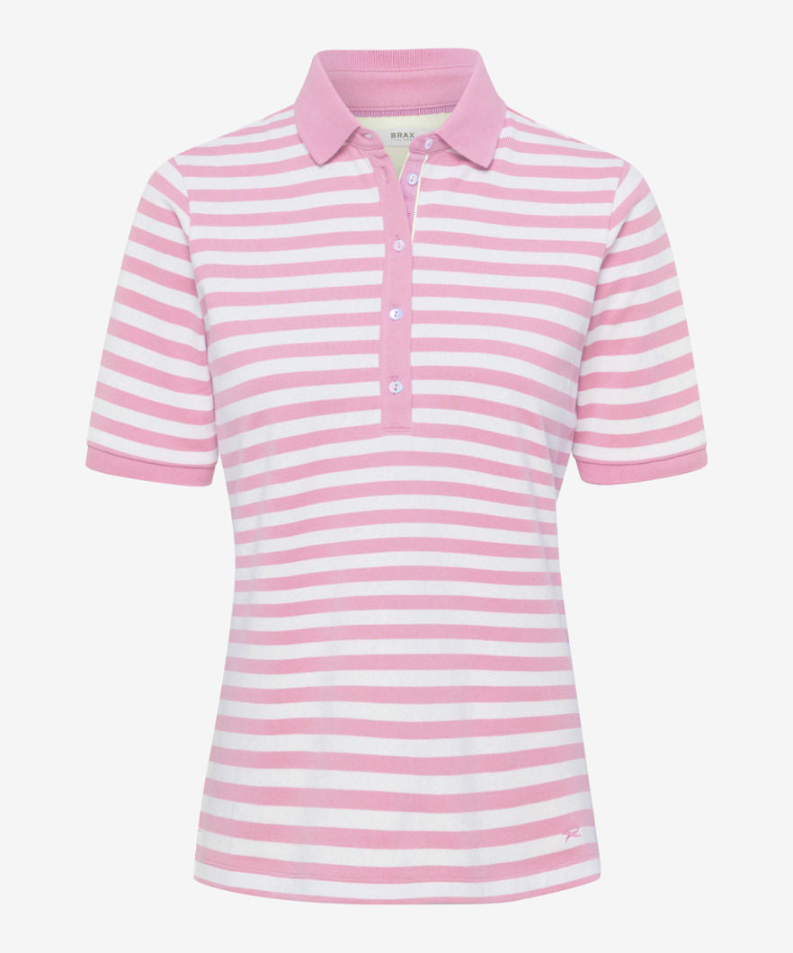 Polo Shirt with Fresh Striped Look