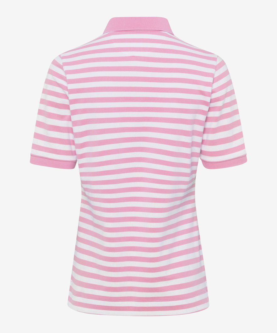 Polo Shirt with Fresh Striped Look