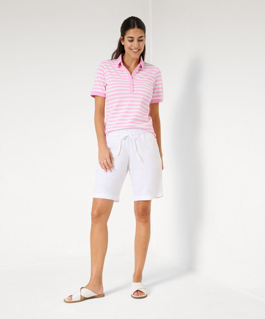 Polo Shirt with Fresh Striped Look