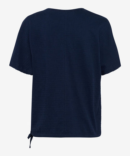 Shirt with Sporty Drawstring