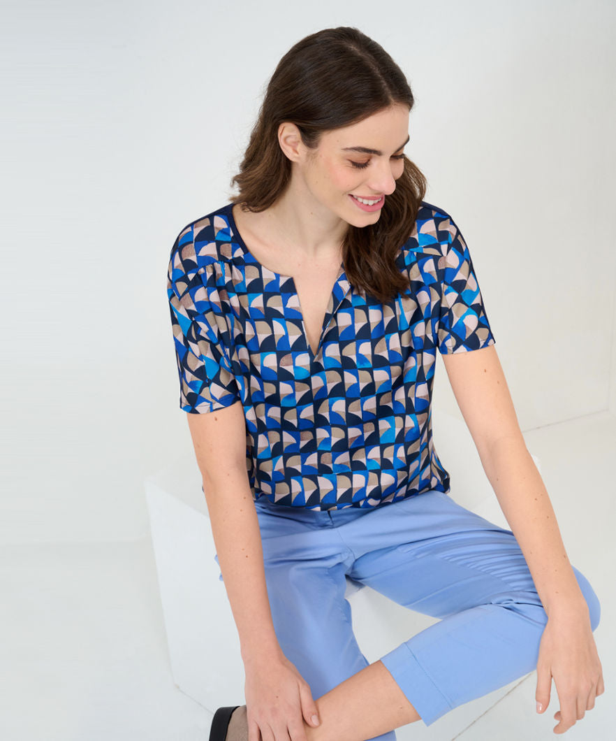 Womens Shirt with Modern Print