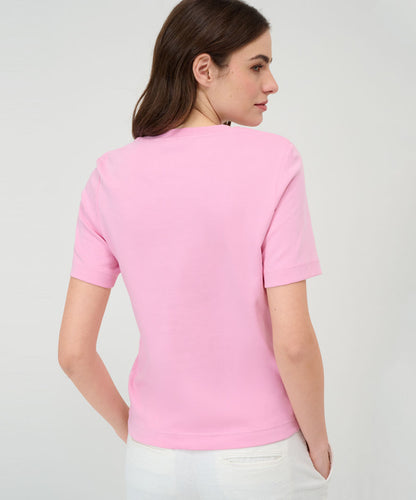 T-shirt with Round Neckline