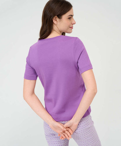 T-shirt with Round Neckline