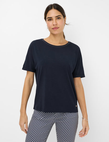 Jersey: T-Shirt in The Cotton Modal Mix
