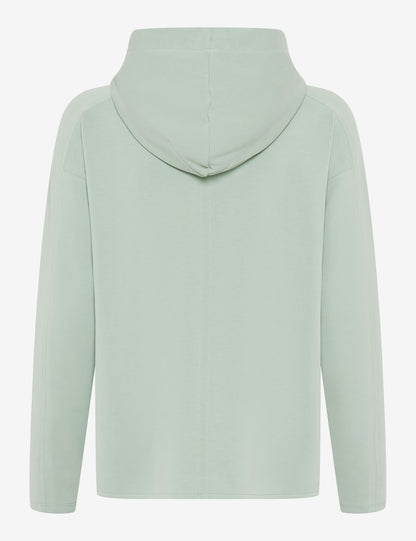Sweatshirts: Hoodie in Viscose Mix