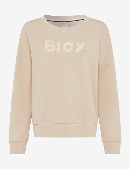 Sweatshirt in Cotton-Lyocell Mix