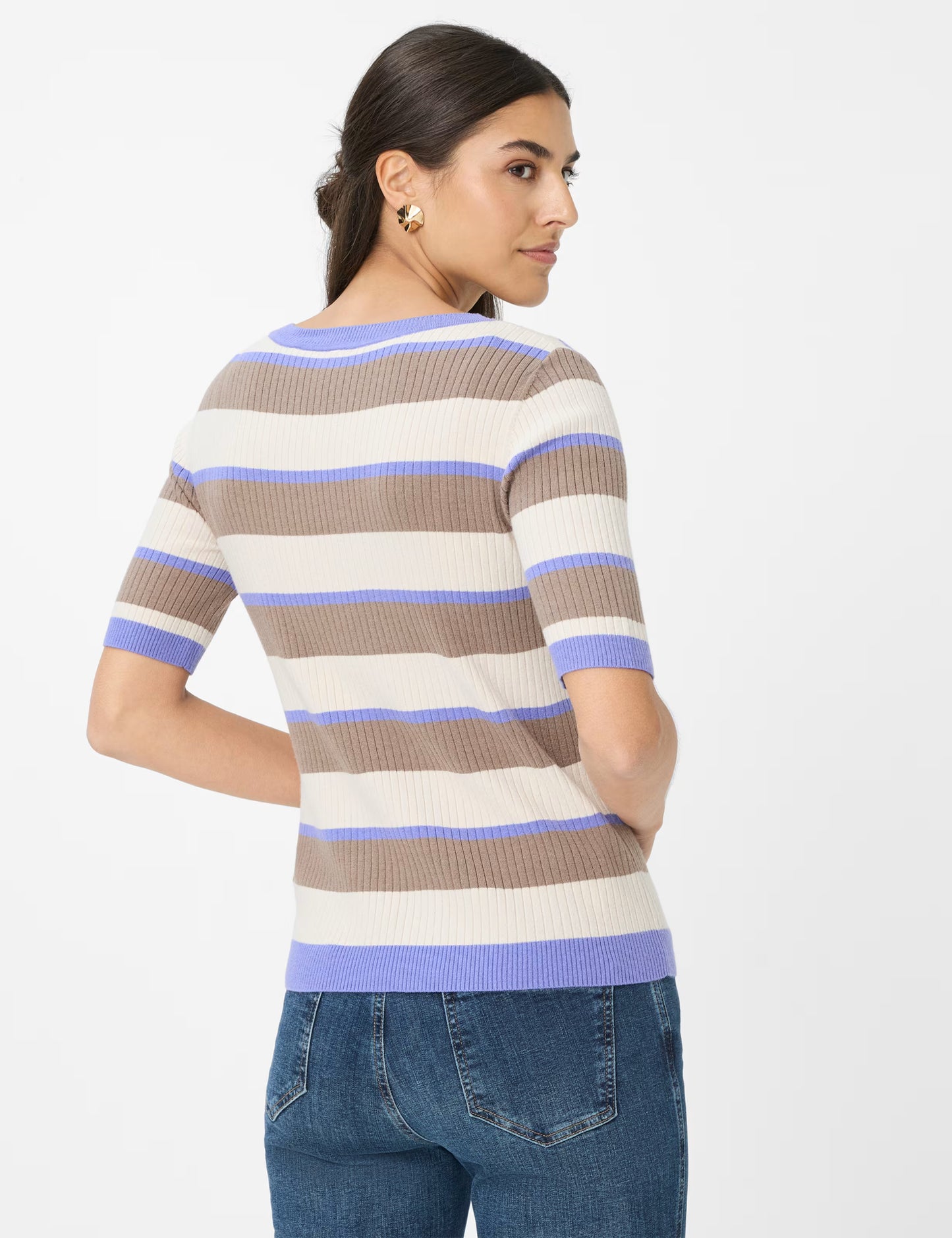 Knit Sweater in Viscose Blend