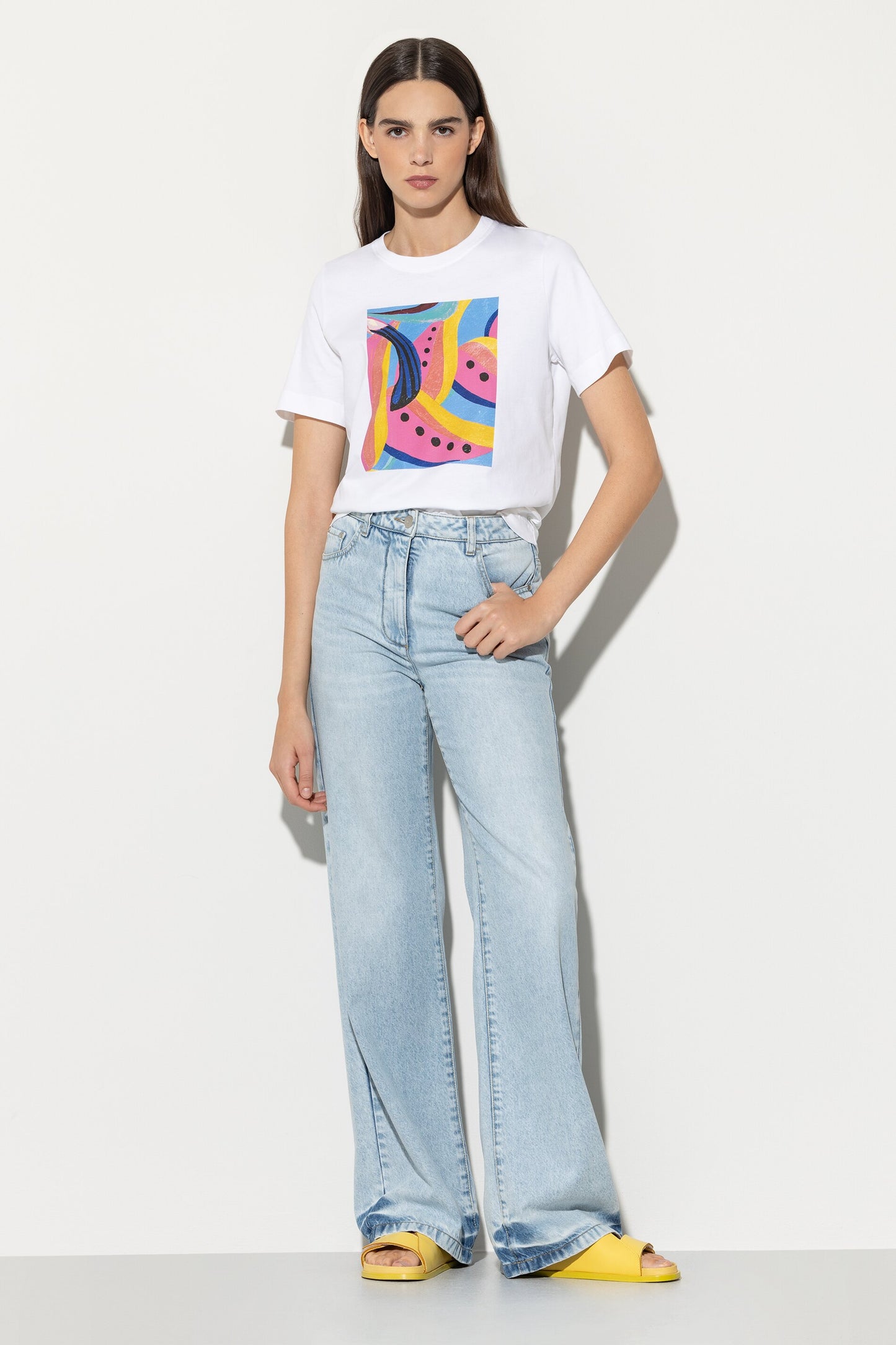 T-shirt with Statement Print