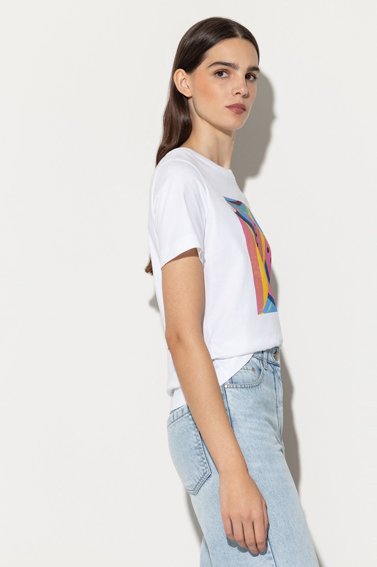 T-shirt with Statement Print