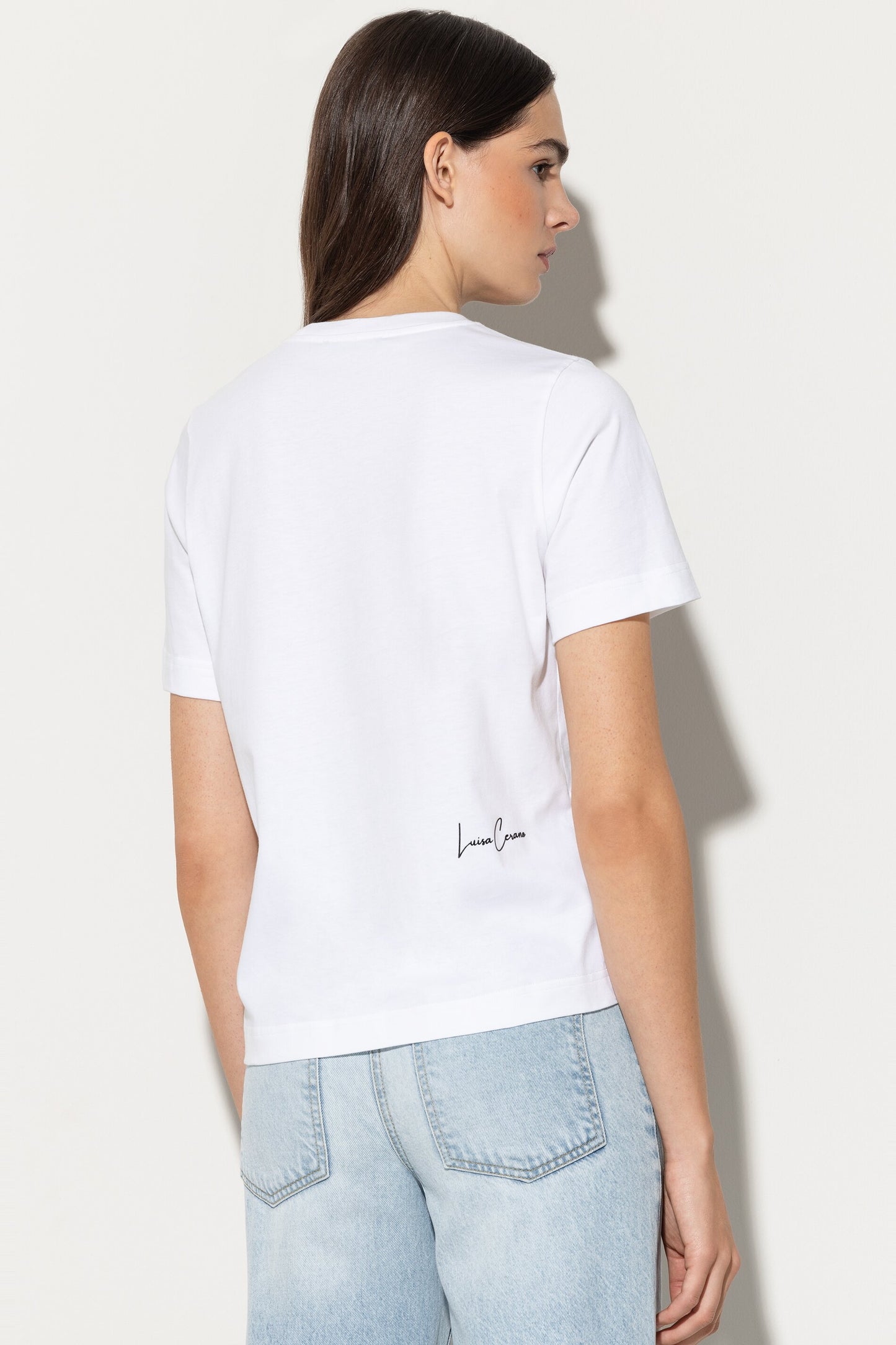 T-shirt with Statement Print