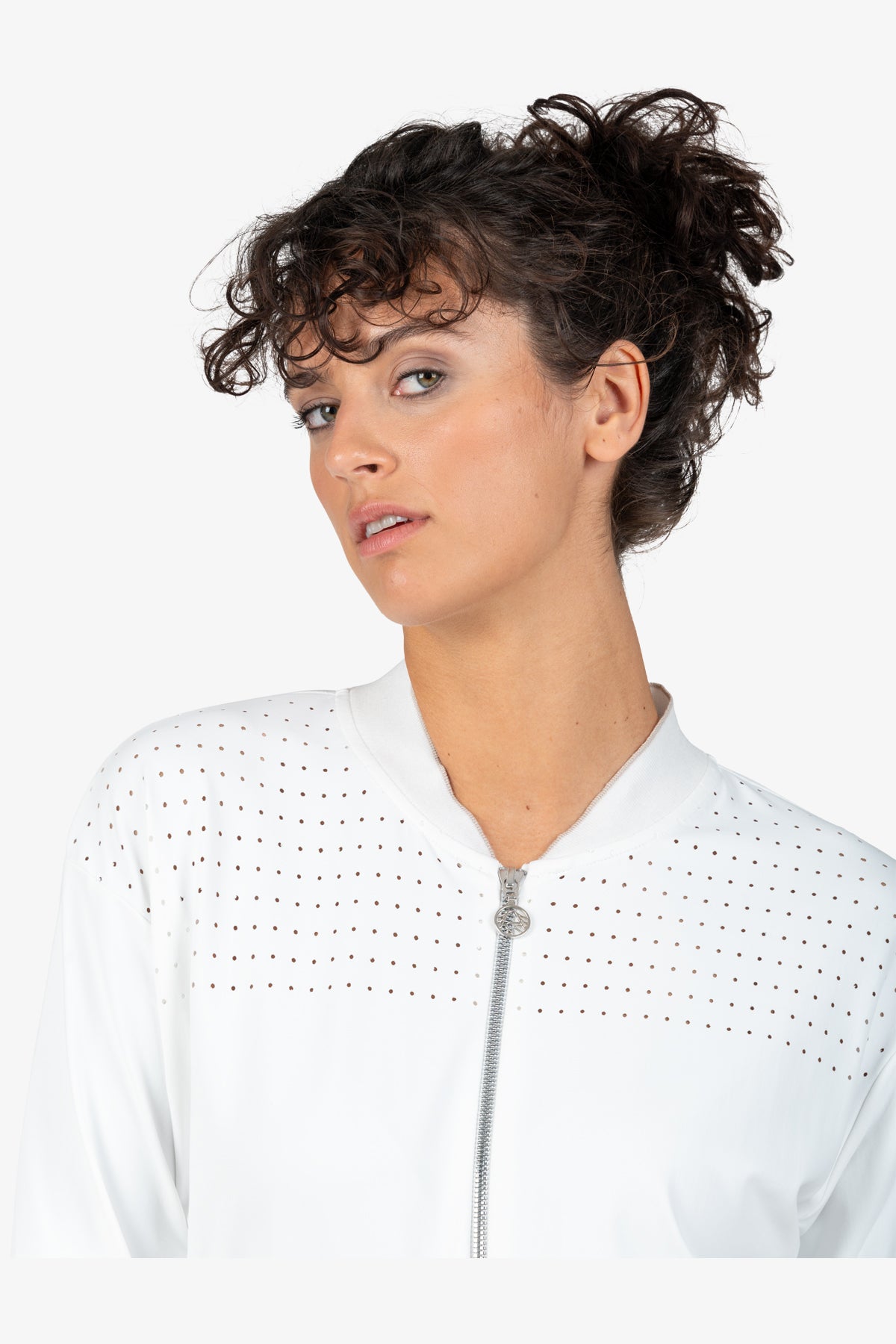Polo Shirt with Stand-up Collar