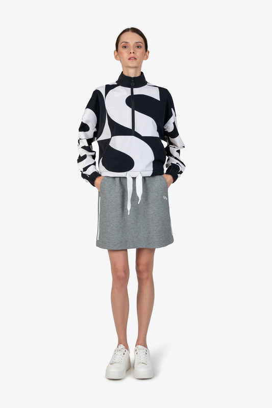 Sweater with Stand-up Collar