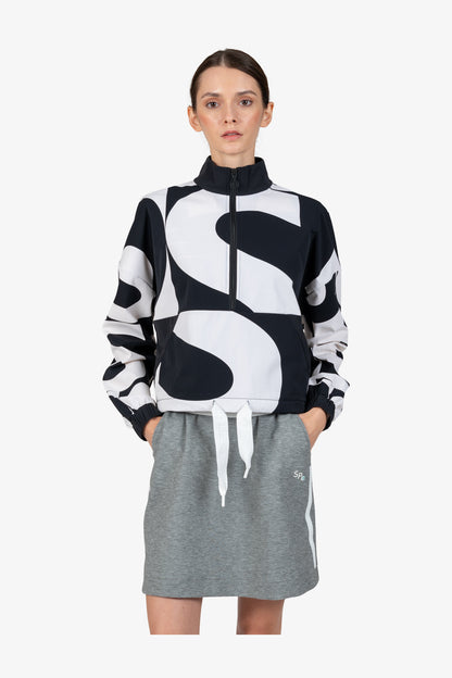 Sweater with Stand-up Collar