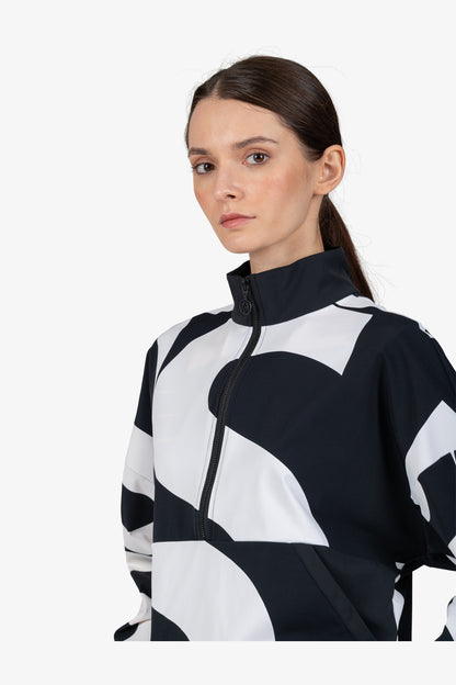 Sweater with Stand-up Collar