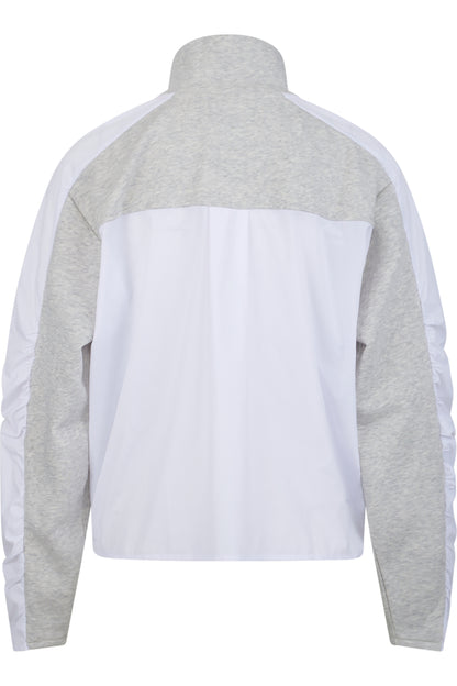 Sweat Jacket with Stand-up Collar