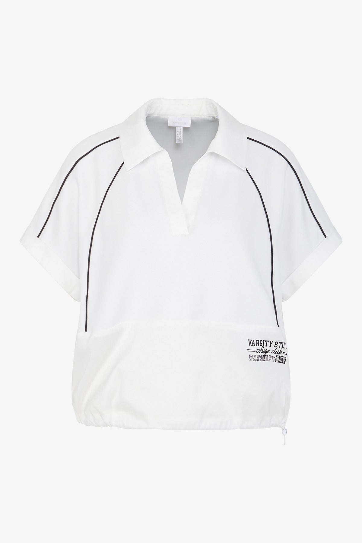 Sweater with Polo Collar