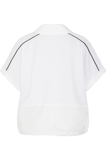 Sweater with Polo Collar