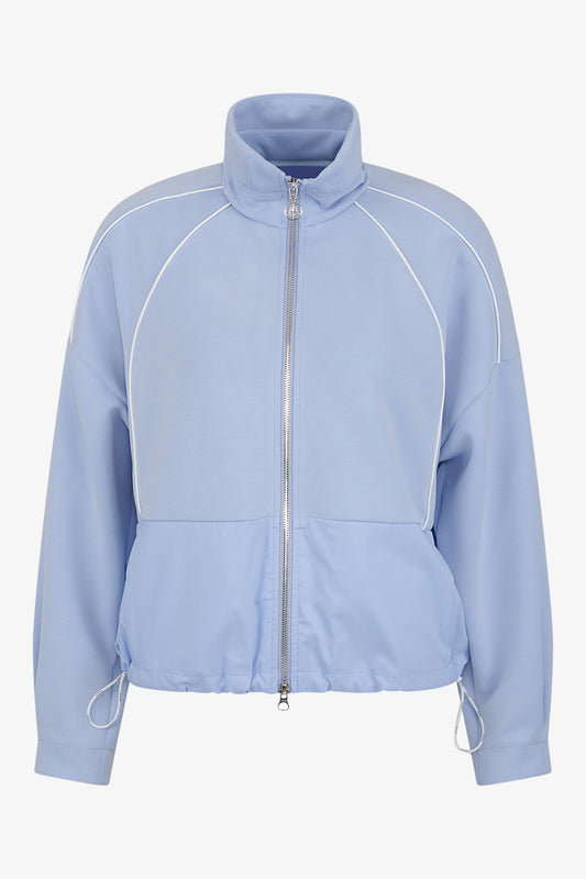Sweat Jacket with Stand-up Collar