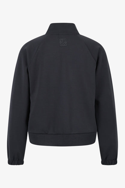 Sweat Jacket with Metallic Effect