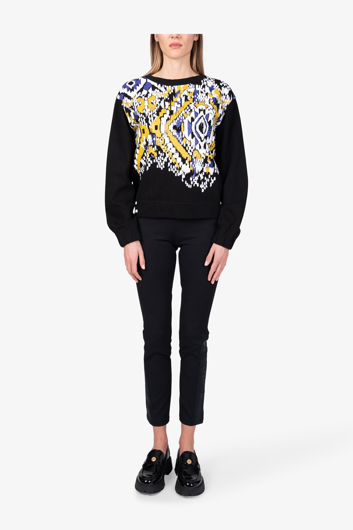 Jumper with Print and Decoration