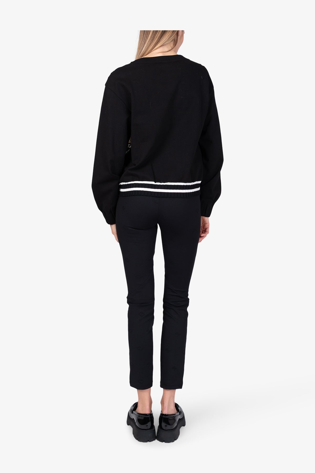 Jumper with Print and Decoration