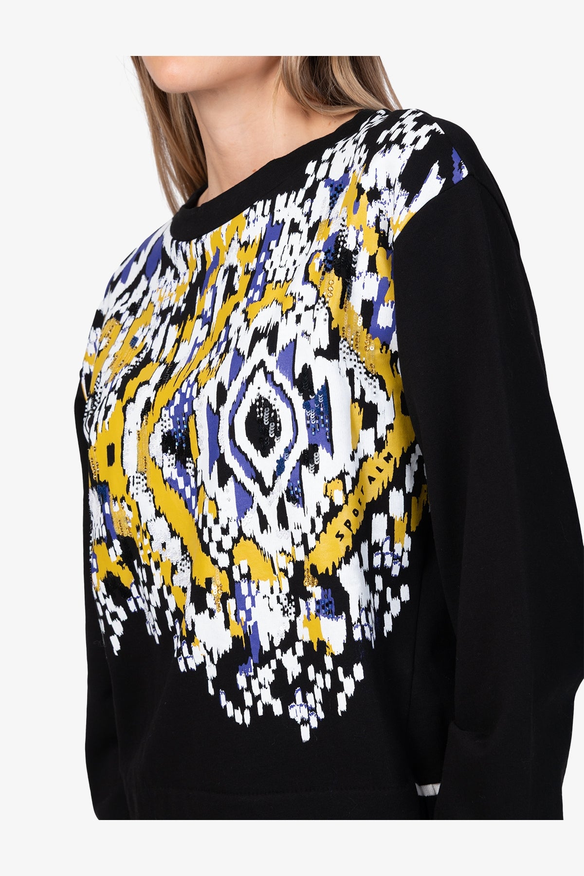 Jumper with Print and Decoration