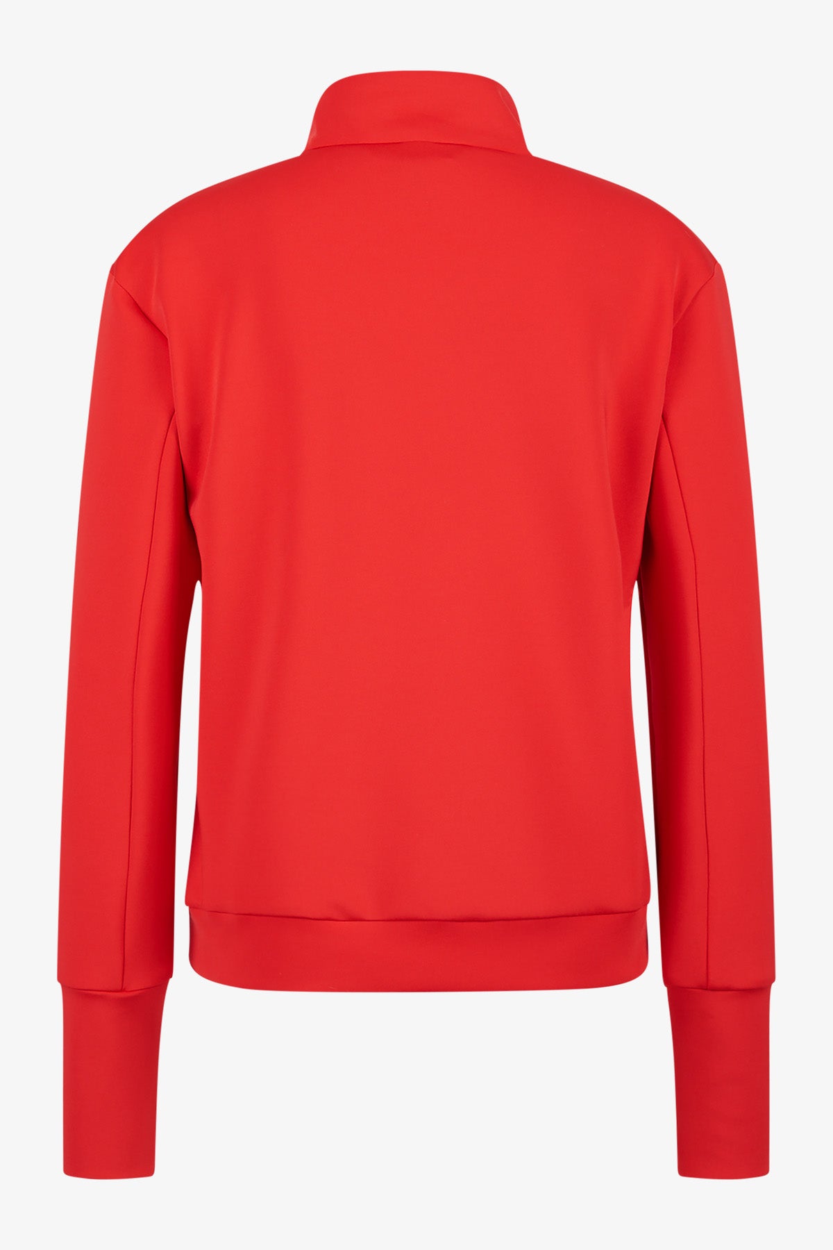 "S"型鐳射圖案拉鏈立領衛衣