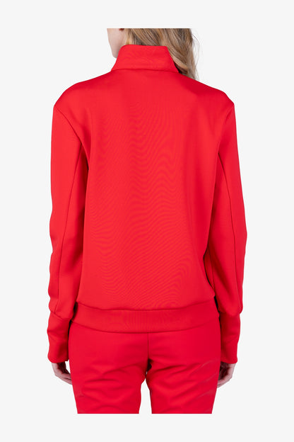 "S"型鐳射圖案拉鏈立領衛衣