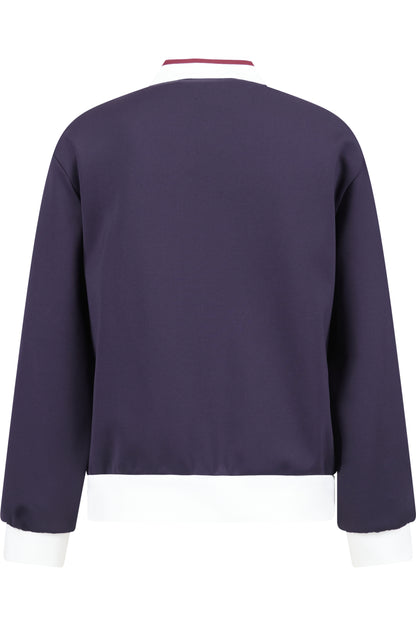 “S"徽標圖案撞色邊學院風夾克