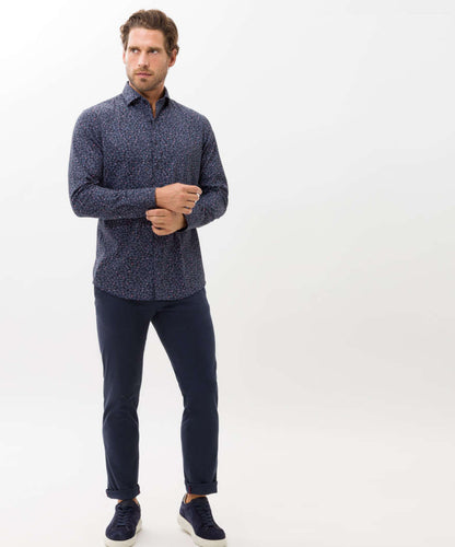 Hi-FLEX Shirt with Fashionable Minimal Pattern