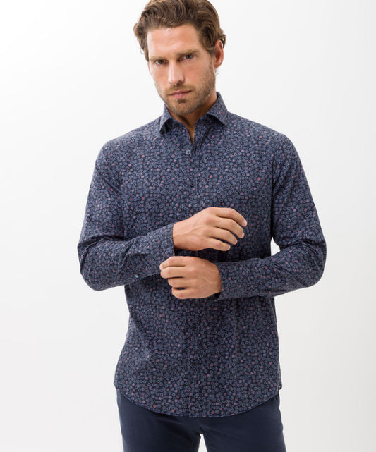Hi-FLEX Shirt with Fashionable Minimal Pattern