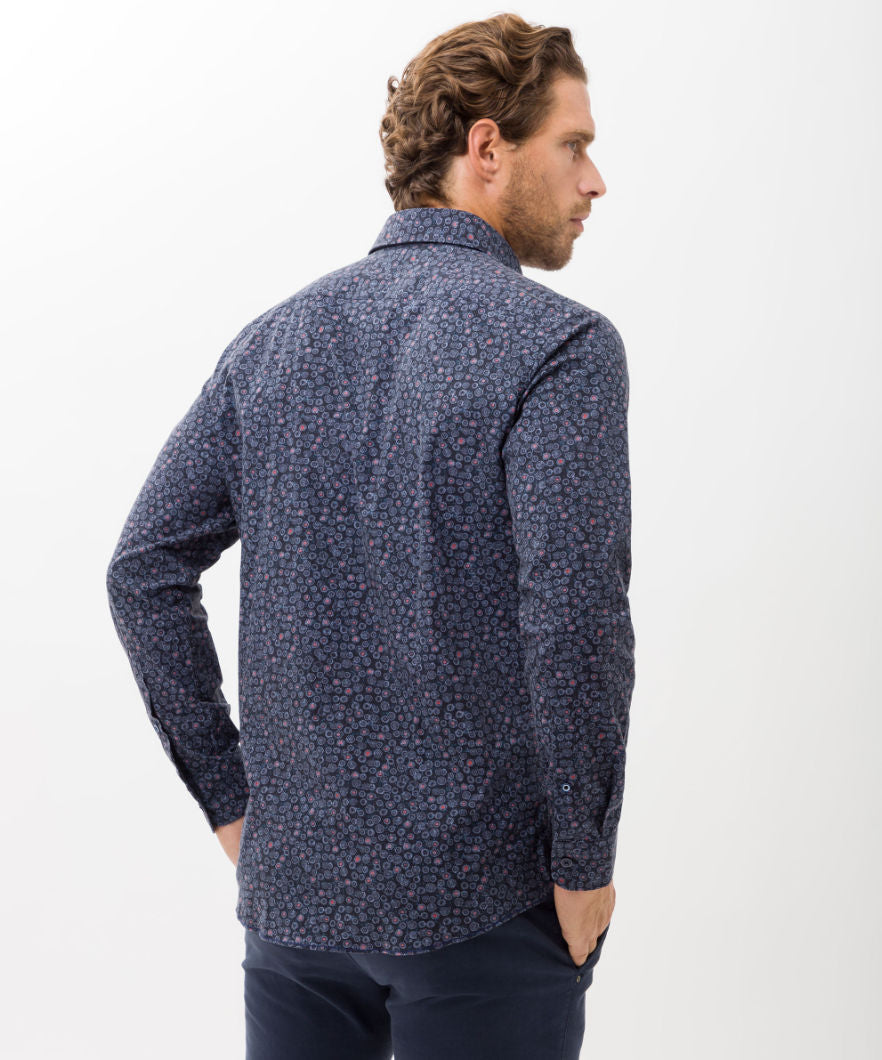 Hi-FLEX Shirt with Fashionable Minimal Pattern