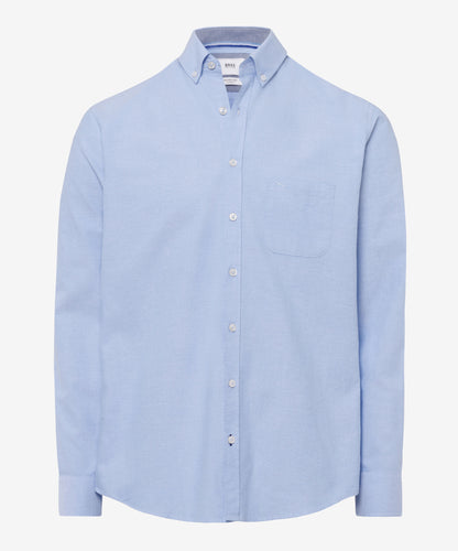 Shirt with Button Down Collar