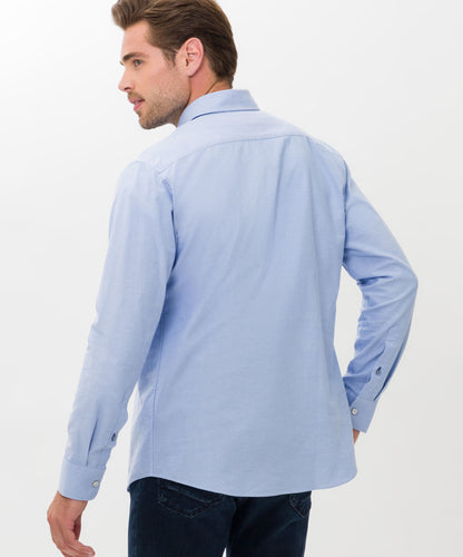 Shirt with Button Down Collar