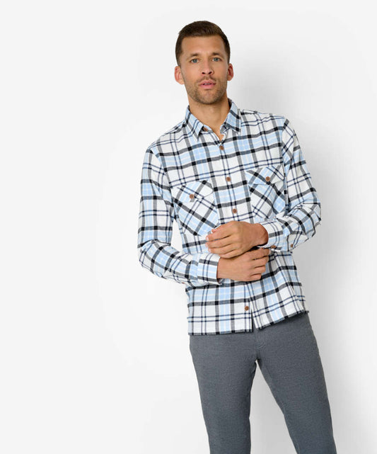Shirt with Checkered Pattern