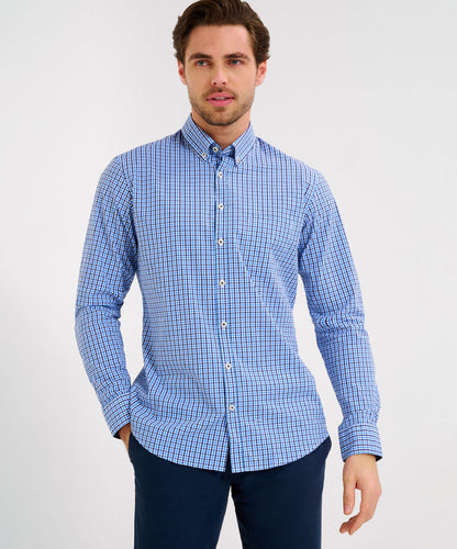 Hi-FLEX Shirt with Classic Cheque Pattern