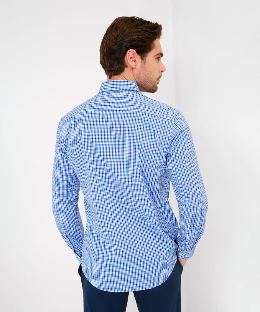 Hi-FLEX Shirt with Classic Cheque Pattern