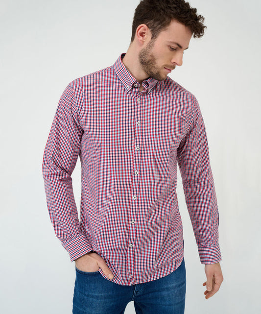 Hi-FLEX Shirt with Classic Cheque Pattern