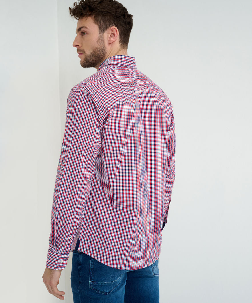 Hi-FLEX Shirt with Classic Cheque Pattern